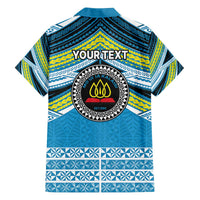 Personalised Tonga Lavengamalie College Family Matching Off The Shoulder Long Sleeve Dress and Hawaiian Shirt Polynesian Ngatu Tribal