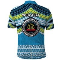 Personalised Tonga Lavengamalie College Polo Shirt Polynesian Ngatu Tribal