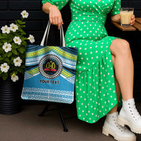 Personalised Tonga Lavengamalie College Tote Bag Polynesian Ngatu Tribal - Polynesian Pride