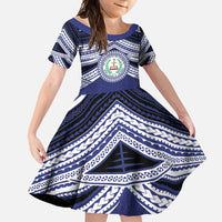 Personalised Tonga Sia'atoutai Theological College Family Matching Mermaid Dress and Hawaiian Shirt Polynesian Ngatu Tribal