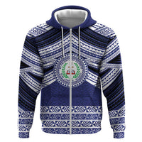 Personalised Tonga Sia'atoutai Theological College Hoodie Polynesian Ngatu Tribal