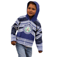 Personalised Tonga Sia'atoutai Theological College Kid Hoodie Polynesian Ngatu Tribal