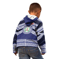 Personalised Tonga Sia'atoutai Theological College Kid Hoodie Polynesian Ngatu Tribal