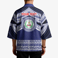 Personalised Tonga Sia'atoutai Theological College Kimono Polynesian Ngatu Tribal - Polynesian Pride