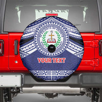 Personalised Tonga Sia'atoutai Theological College Spare Tire Cover Polynesian Ngatu Tribal