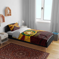 Personalised Tonga Vava'u High School Bedding Set Polynesian Ngatu Tribal