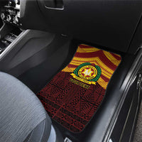 Personalised Tonga Vava'u High School Car Mats Polynesian Ngatu Tribal