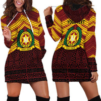 Personalised Tonga Vava'u High School Hoodie Dress Polynesian Ngatu Tribal LT9 - Polynesian Pride