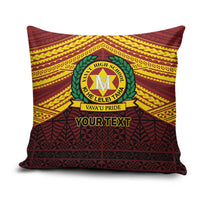 Personalised Tonga Vava'u High School Pillow Cover Polynesian Ngatu Tribal - Polynesian Pride