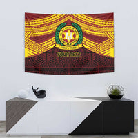 Personalised Tonga Vava'u High School Tapestry Polynesian Ngatu Tribal