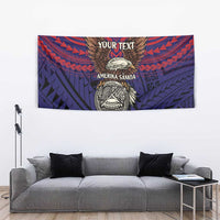American Samoa Brave Eagle Personalized Tapestry National Flag Color