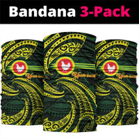 American Samoa Manua Cession Day Personalized Neck Gaiter Polynesian Wave Style - Polynesian Pride