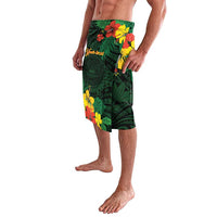 American Samoa Manu'atele Personalized Lavalava Manua Island Hibiscus Flowers