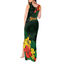 American Samoa Manu'atele Personalized Tank Maxi Dress Manua Island Hibiscus Flowers
