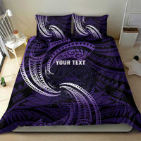 Manua Segaula American Samoa High School Personalized Bedding Set Polynesian Wave Style