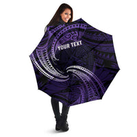 Manua Segaula American Samoa High School Personalized Umbrella Polynesian Wave Style - Polynesian Pride