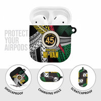 Ni-Van Vanuatu 45th Yumi Yumi Yumi AirPods Case Vanuatuan Boar Tusk Polynesian Pattern - Polynesian Pride