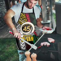 Ni-Van Vanuatu 45th Yumi Yumi Yumi Apron Vanuatuan Boar Tusk Polynesian Pattern - Polynesian Pride
