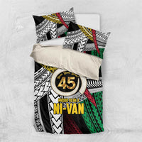 Ni-Van Vanuatu 45th Yumi Yumi Yumi Bedding Set Vanuatuan Boar Tusk Polynesian Pattern