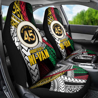 Ni-Van Vanuatu 45th Yumi Yumi Yumi Car Seat Cover Vanuatuan Boar Tusk Polynesian Pattern