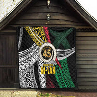 Ni-Van Vanuatu 45th Yumi Yumi Yumi Quilt Vanuatuan Boar Tusk Polynesian Pattern