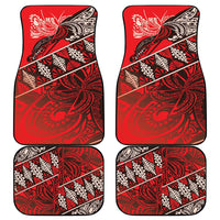 Vintage Ngatu Tribal Tonga Pattern Car Mats - Polynesian Pride