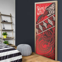 Vintage Ngatu Tribal Tonga Pattern Door Cover - Polynesian Pride