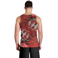Vintage Ngatu Tribal Tonga Pattern Men Tank Top - Polynesian Pride