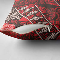 Vintage Ngatu Tribal Tonga Pattern Pillow Cover - Polynesian Pride