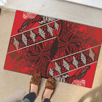 Vintage Ngatu Tribal Tonga Pattern Rubber Doormat - Polynesian Pride