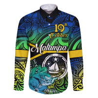 malampa-day-family-matching-mermaid-dress-and-hawaiian-shirt-vanuatu-flowers-with-malampa-emblem-tribal-pattern