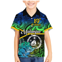 malampa-day-family-matching-mermaid-dress-and-hawaiian-shirt-vanuatu-flowers-with-malampa-emblem-tribal-pattern