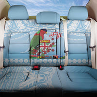 Melanesian Fiji Kula Bird Back Car Seat Cover with Tagimoucia Masi Tapa Pattern LT9 One Size Blue - Polynesian Pride