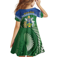 Melanesian Solomon Islands Family Matching Summer Maxi Dress and Hawaiian Shirt Tropical Shark Tattoo