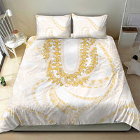 Aloha Lei Onaona Bedding Set Beige Hawaiian Tribal Pattern