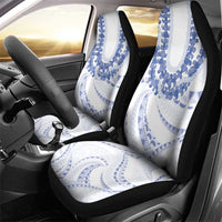 Aloha Lei Onaona Car Seat Cover Navy Blue Hawaiian Tribal Pattern