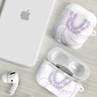 Aloha Lei Onaona AirPods Case Purple Hawaiian Tribal Pattern - Polynesian Pride
