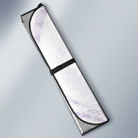 Aloha Lei Onaona Auto Sun Shade Purple Hawaiian Tribal Pattern - Polynesian Pride