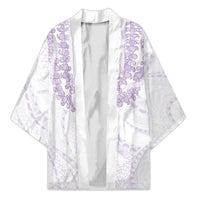 Aloha Lei Onaona Kimono Purple Hawaiian Tribal Pattern - Polynesian Pride