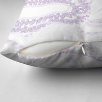 Aloha Lei Onaona Pillow Cover Purple Hawaiian Tribal Pattern - Polynesian Pride