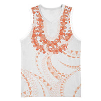 Aloha Lei Onaona Basketball Jersey Red Hawaiian Tribal Pattern - Polynesian Pride