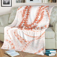 Aloha Lei Onaona Blanket Red Hawaiian Tribal Pattern