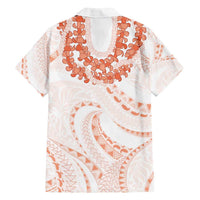 Aloha Lei Onaona Family Matching Off Shoulder Maxi Dress and Hawaiian Shirt Red Hawaiian Tribal Pattern