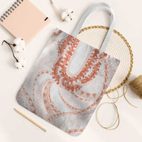 Aloha Lei Onaona Tote Bag Red Hawaiian Tribal Pattern - Polynesian Pride