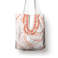 Aloha Lei Onaona Tote Bag Red Hawaiian Tribal Pattern - Polynesian Pride