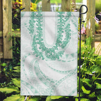 Aloha Lei Onaona Garden Flag Sage Green Hawaiian Tribal Pattern