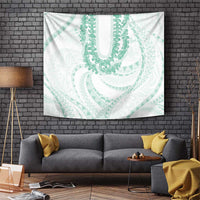 Aloha Lei Onaona Tapestry Sage Green Hawaiian Tribal Pattern