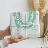 Aloha Lei Onaona Wrapping Paper Sage Green Hawaiian Tribal Pattern - Polynesian Pride