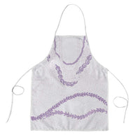 Aloha Lei Mikioi Apron Purple Polynesian Tribal Tatau Pattern - Polynesian Pride