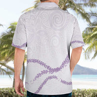 Aloha Lei Mikioi Hawaiian Shirt Purple Polynesian Tribal Tatau Pattern LT9 - Polynesian Pride
